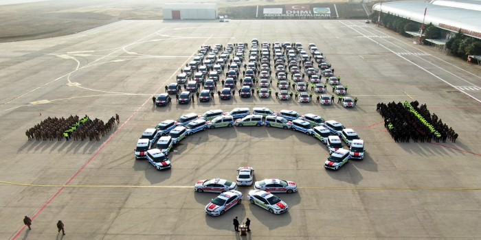 Adıyaman’ın güvenliğine 116 adet araç takviyesi yapıldı